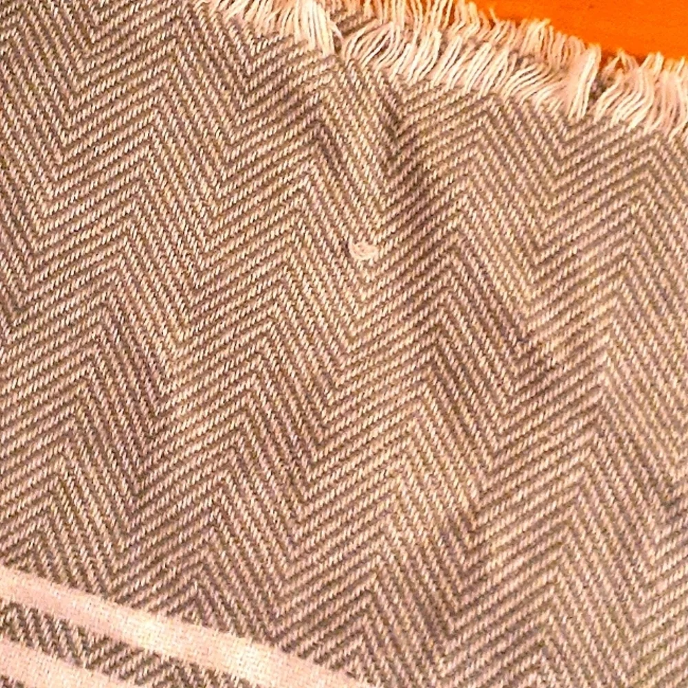 Woolrich Classic Grey And White Striped Comfy Soft Lightweight Throw Blanket